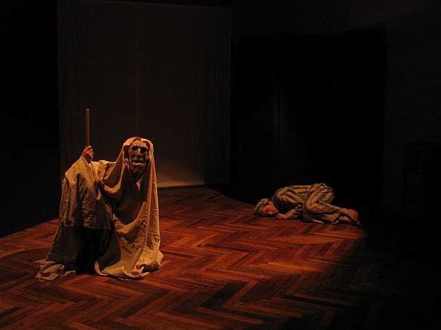 A scene from the Moscow Arts Theature production of If This is a Man.