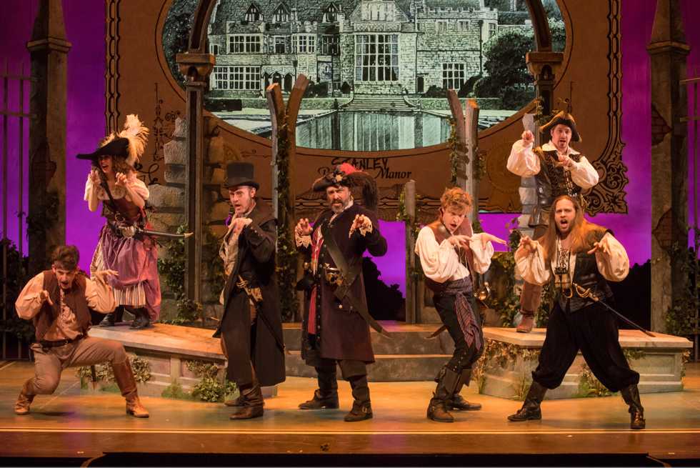 A scene from the Skylight Music Theatre production of Pirates of Penzance.
